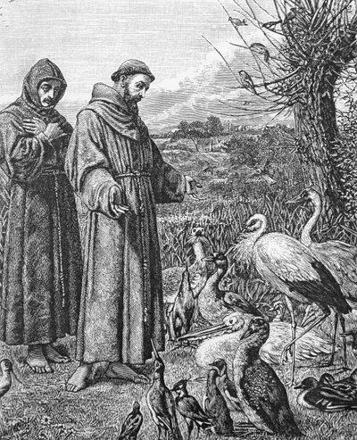 Saint Francis of Assisi (1182-1226) by English School